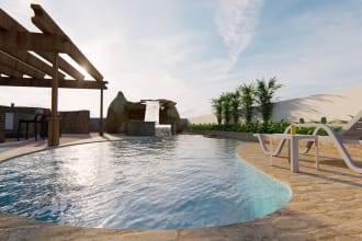 design your garden,backyard,patio,swimming pool