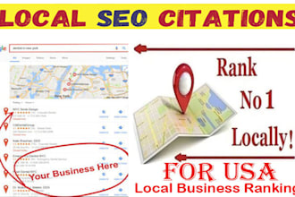 do local citations and local seo for website and gmb ranking