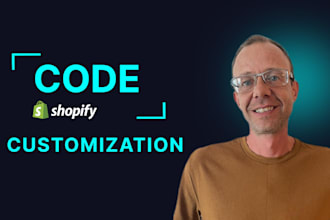 do shopify custom coding and theme customization