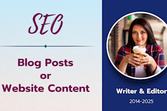 write successful SEO website content or blog posts