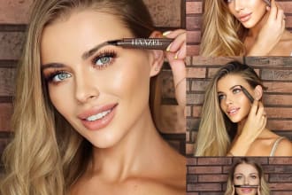 shoot product photography or video with a professional female model for amazon