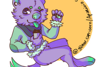 a chibi furry for you