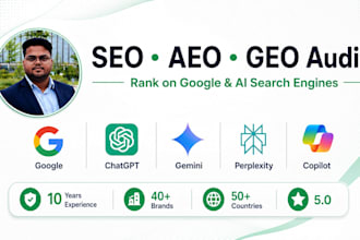 do a complete aeo and GEO audit to rank on google and ai platforms