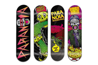 design custom skateboards graphics, surf graphics,stickers