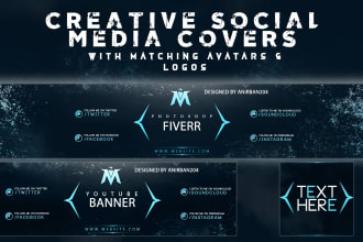 design a youtube banner,gaming banner,twitch banner,header