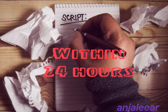 create a perfect script for promotional, youtube videos