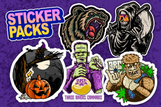 create a sticker packs custom design