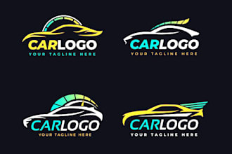 give custom creative professional car logo design
