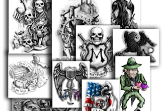do a tattoo design contact me before making an order