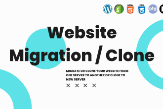 migrate clone wordpress shopify wix