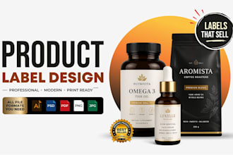 design professional product labels