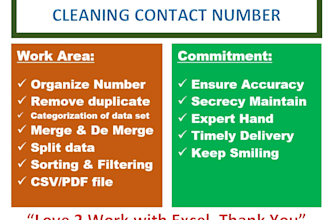clean contact number perfectly