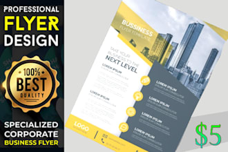 design a professional flyer for your business