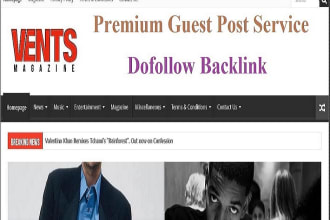 guest post on vents magazine da 63 dofollow backlinks