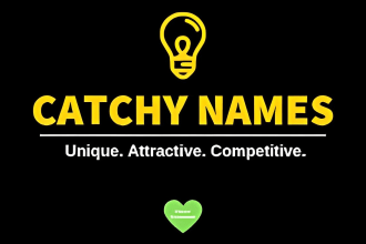 suggest catchy business name, brand name, company name