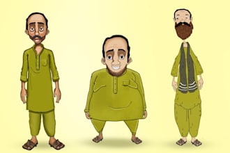 draw different character designs for u