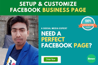 create and optimize facebook business page