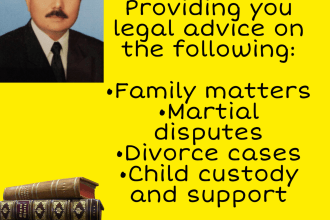 give you legal advice on matters under family law
