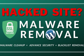 fix hacked websites, remove malware, remove backlists and secure wordpress