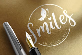 do modern minimalist business logo design with intro