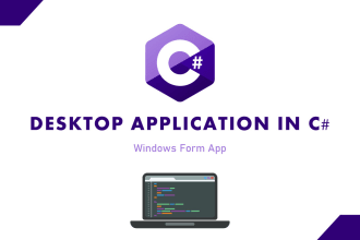 develop windows form application in c sharp