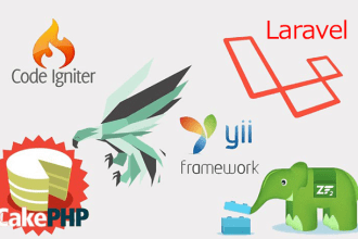 do php, mvc framework, codigniter, laravel,slim symfony, oop development