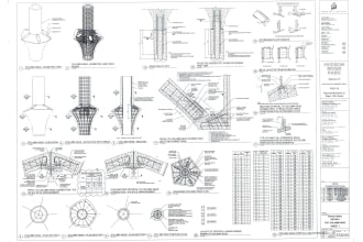 do autocad for civil structural shop drawings