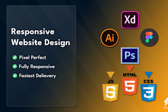 convert psd, sketch and xd to html responsive bootstrap