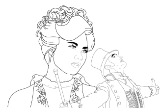 draw anything for coloring book