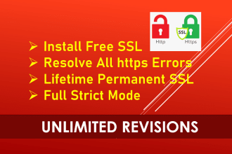 install SSL certificate and fix all types of errors