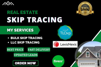 provide high quality real estate skip tracing services