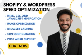 do wordpress speed optimization and shopify speed optimization