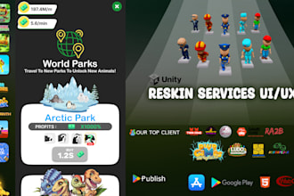 reskin unity games professionally