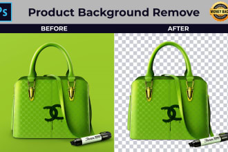 do ecommerce product background remove and retouching