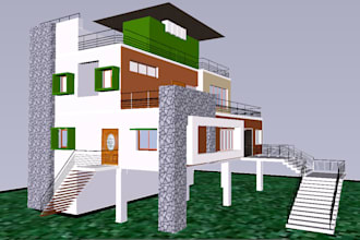 make exterior design of building