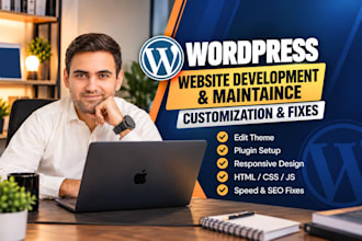 edit wordpress website, customize and modify wordpress