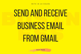 setup your business email to gmail