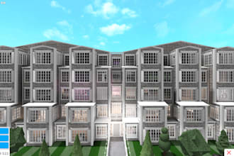 build a café,house,school or hotel for you in bloxburg