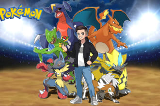 draw you with your pokemon team