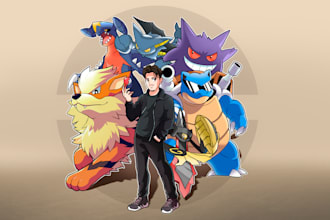 draw you with your pokemon team in 24 hours