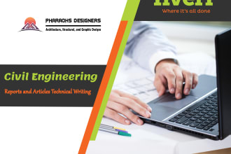 write civil engineering and project management reports and articles