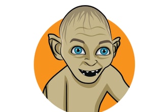 send you any voice message or greeting as gollum or smeagol