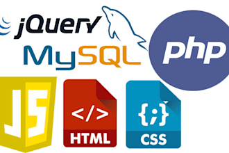 do work in php and html and css and jquery and javascript