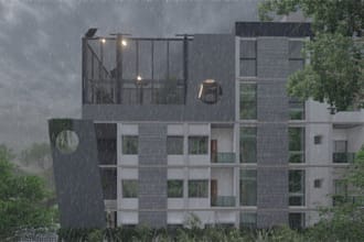 create architectural  realistic rendering and animation