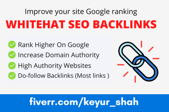 build manual SEO backlinks full link building service for skyrocket site ranking