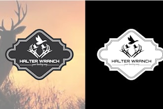 design modern   outdoor hunting and fishing logo