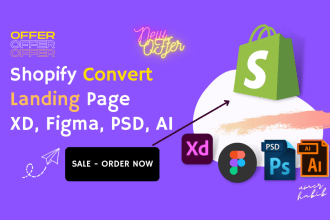 do PSD into shopify theme rich quality inc mobile responsive