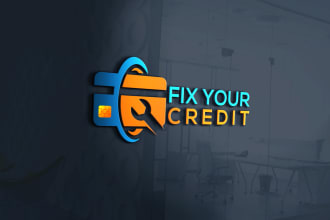 design professional credit repair consulting and financial logo