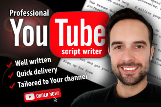 write a high quality youtube script for your project