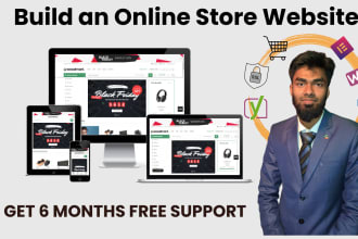 create an ecommerce website for selling your any products